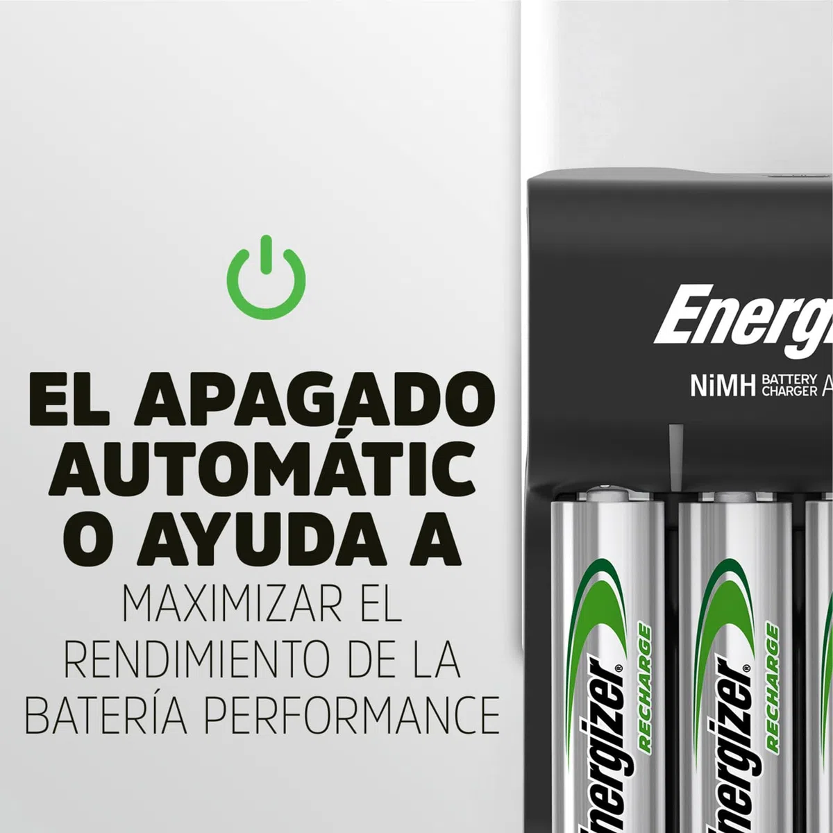 Energizer Cargador Pro - 4 Pilas AA 2000 mAh Incluidas - Compatible con Pila Recargable AAA y AA - Carga rápida en 4 Horas - Apagado automático para la protección contra sobrecarga