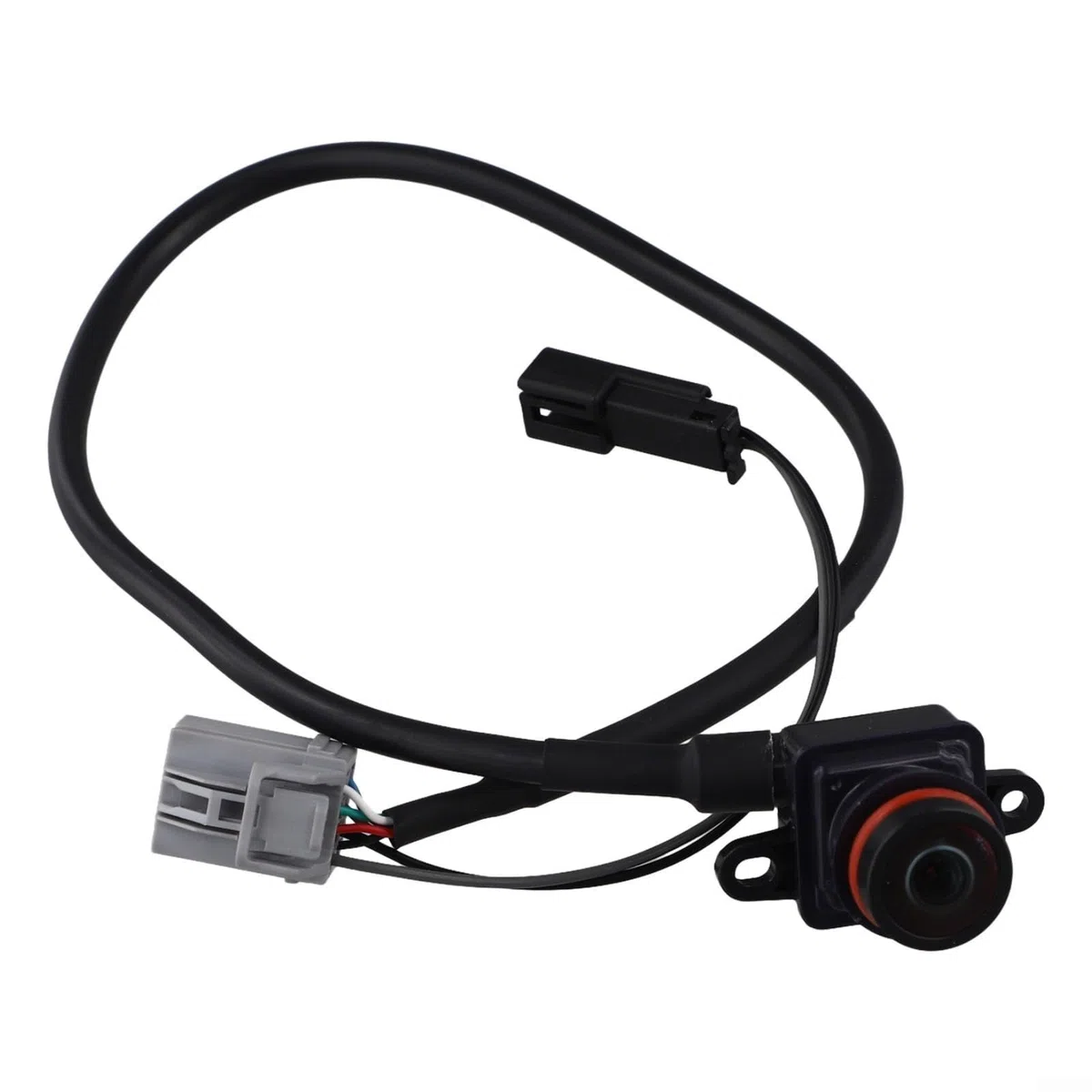 Cámara de estacionamiento de respaldo de visión trasera, para Fiat Freemont (OEM 56054858S), negro, carcasa de plástico resistente a la intemperie, visibilidad mejorada