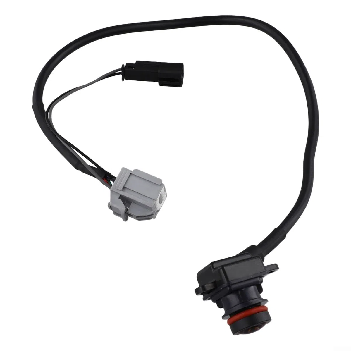 Cámara de estacionamiento de respaldo de visión trasera, para Fiat Freemont (OEM 56054858S), negro, carcasa de plástico resistente a la intemperie, visibilidad mejorada