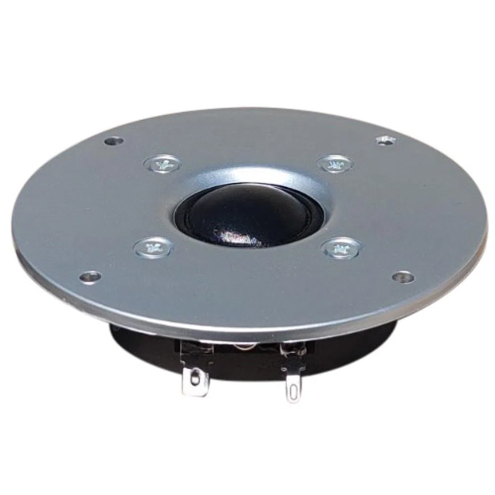 MASTER AUDIO 1 RSQ802/2 Tweeter de cúpula Driver 100 vatios rms 200 vatios máx 10,00 cm 100 mm 4" impedancia 8 ohmios 25 mm Bobina Ultra Slim Silver, 1 Pieza