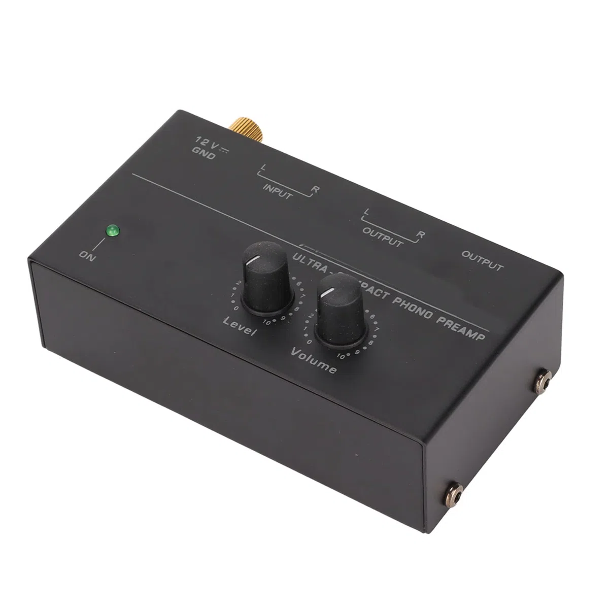 PP500 Phono Preamp Mini Preamplificador de Tocadiscos, Entrada Estéreo de bajo Ruido Salida, Fácil de Usar (Enchufe de la UE)