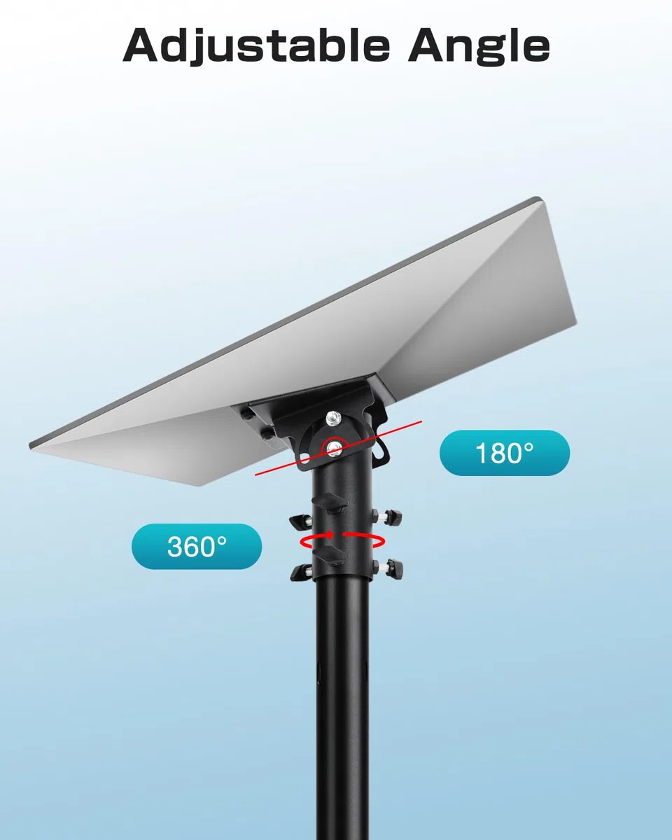 PAIRIER Adaptador de tubo para Starlink Gen 3, kit de montaje, Soporte, compatible con la antena parabólica estándar Starlink V3