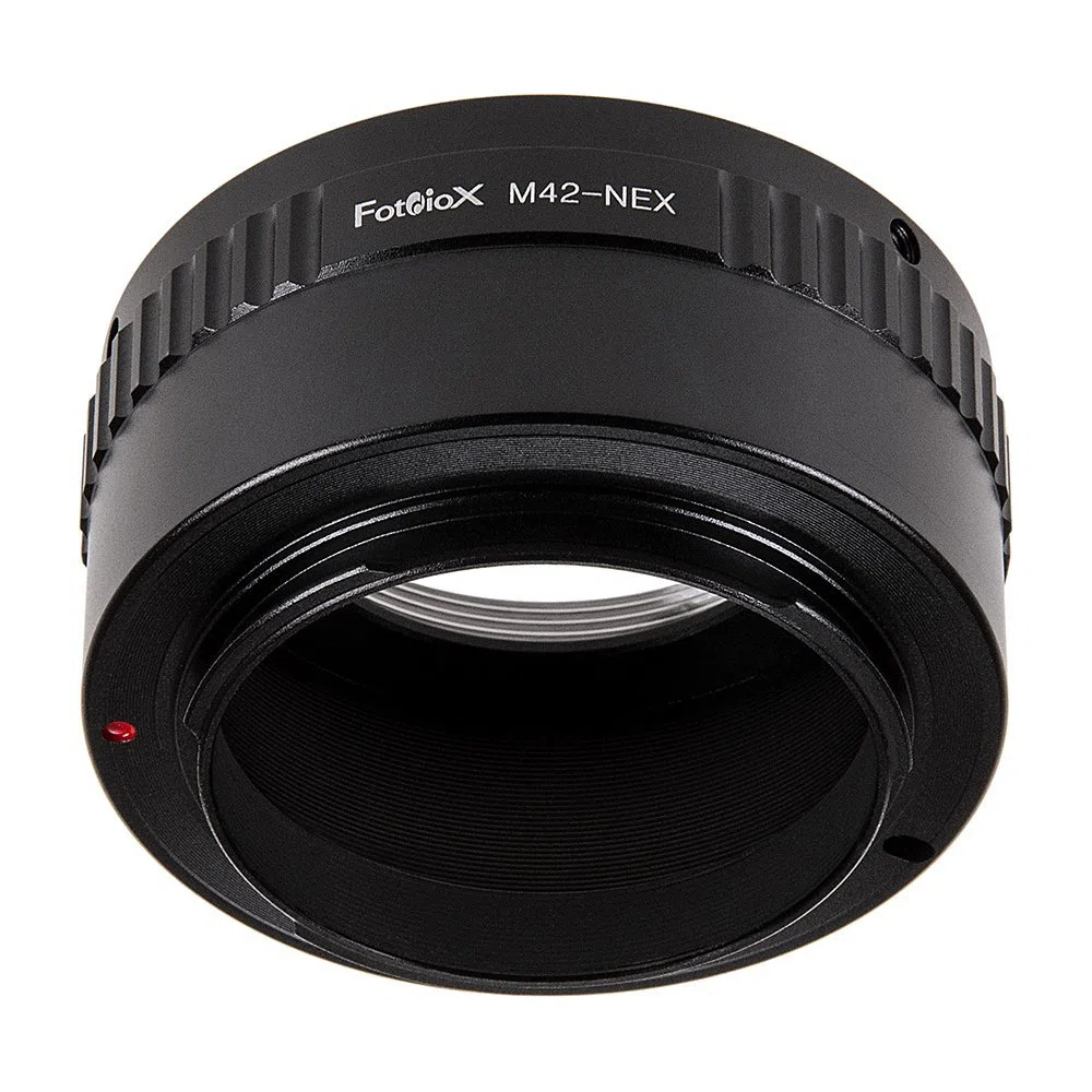 Fotodiox - Adaptador de Lente M42 a Sony NEX E para Sony Alpha NEX-7, NEX-6, NEX-5N, NEX-5, NEX-C3 y NEX-3