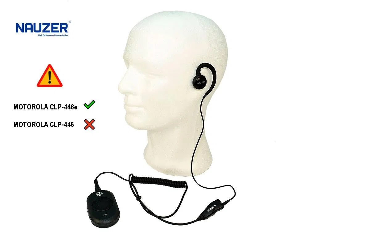 NAUZER PIN-8077 Pinganillo Micro-Auricular Compatible Motorola CLP446e