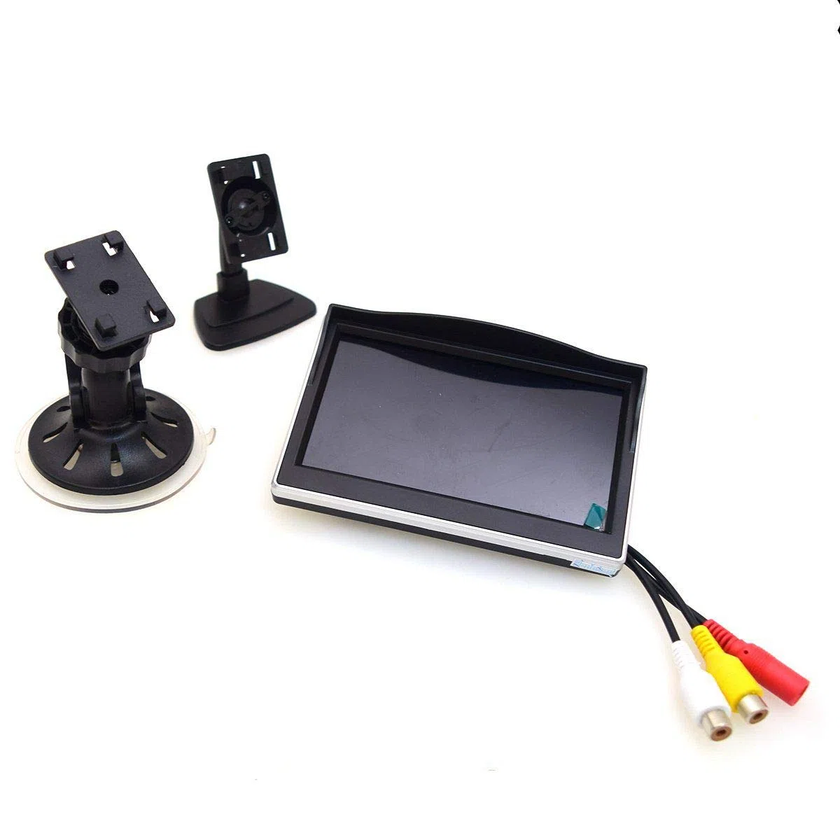 5 Coche Camión Monitor, 12-24 Ancho, In-Coche TFT LCD Pantalla, Succión Copa & Dash Estar Dual Soporte Montaje, 2 RCA Canal para Reserva Cámara / Trasero Vista / DVD / Media Player