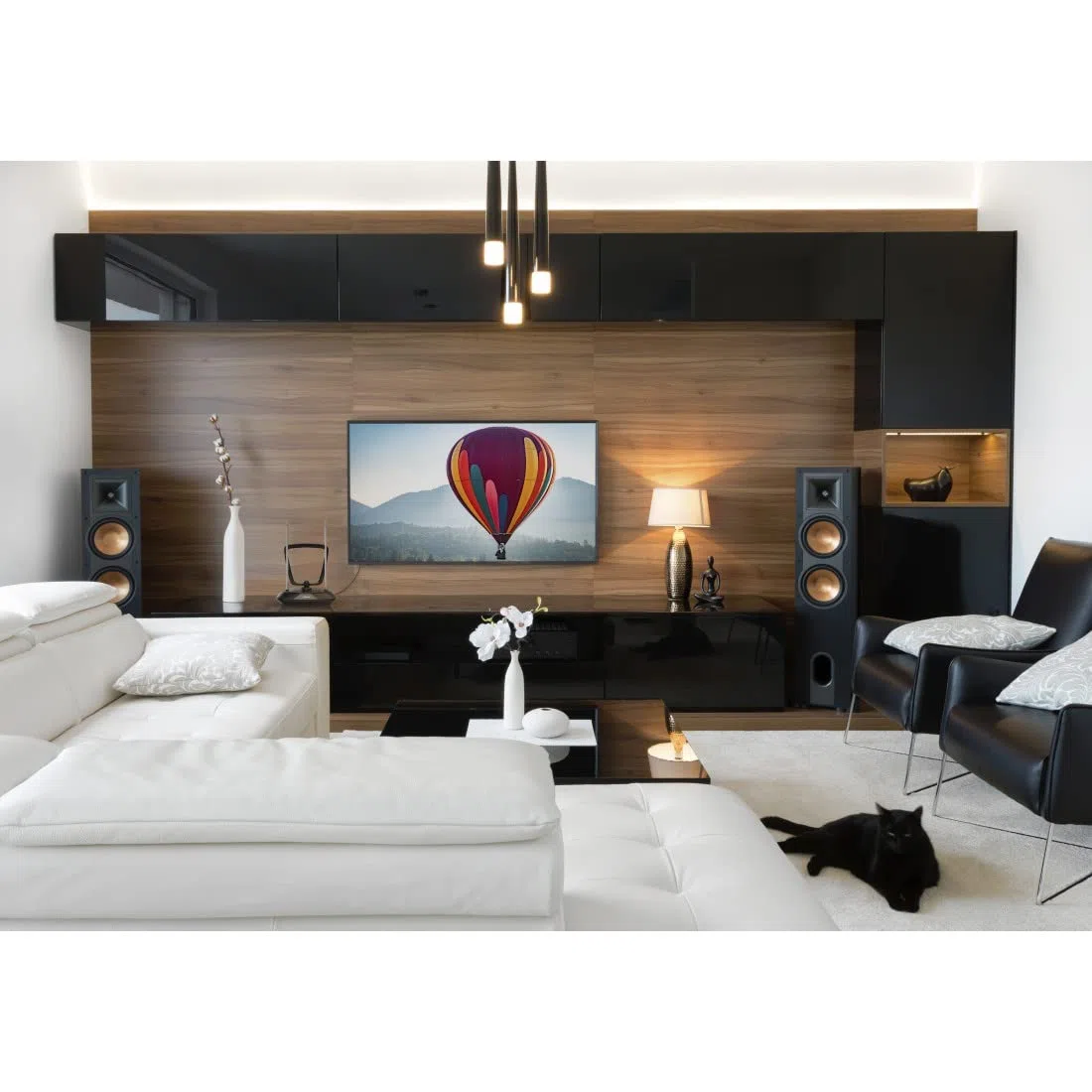 HAMA | Antena Interior clásica (Dab+, Dab, DVB-T2, FM Activa, una Vez Amplificado, recepción de Radio analógica (FM), Ganancia de señal Ajustable) Color Negro