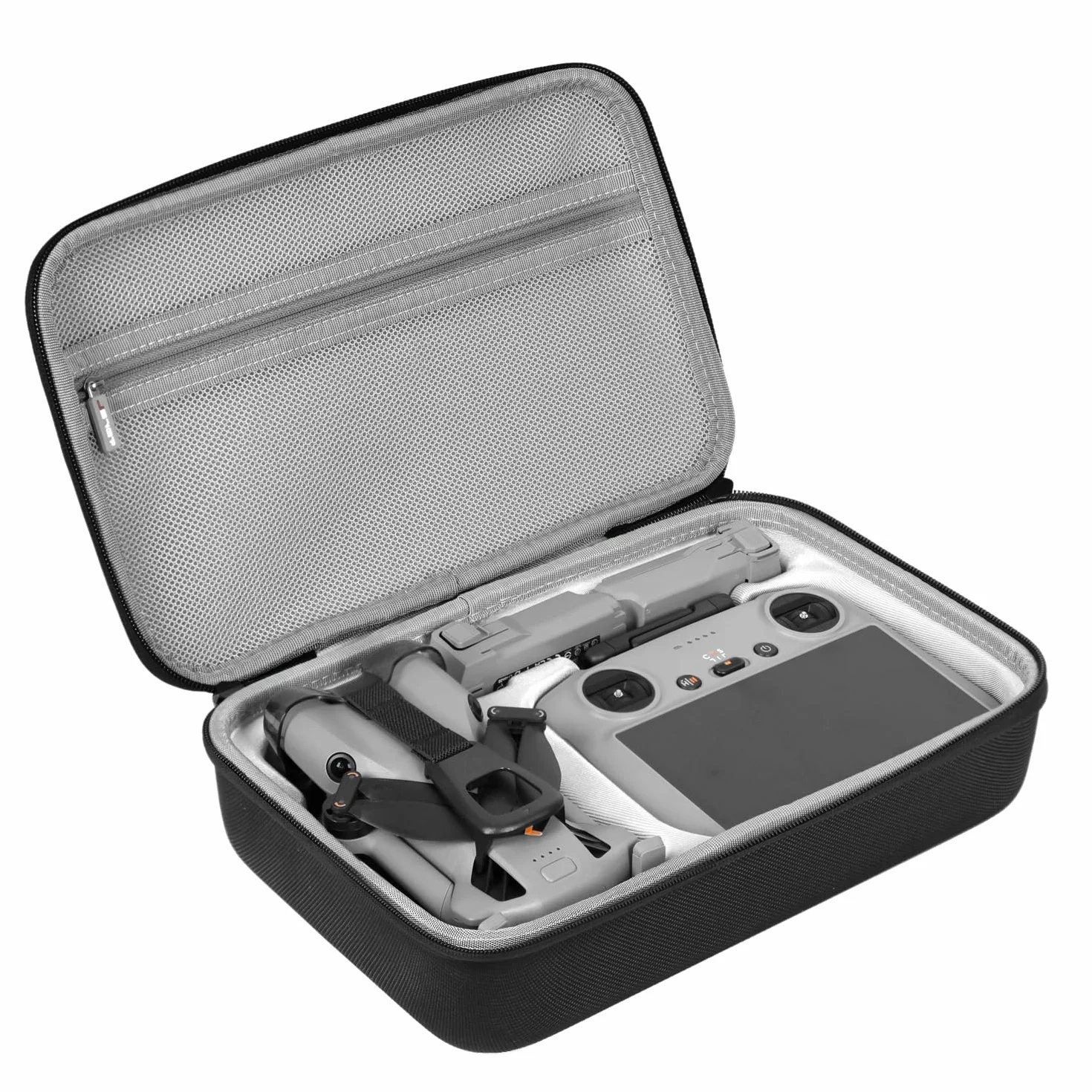 JSVER Bolsa/Estuche para dji Mini 5 Pro, Funda para dji Mini 5 Pro y Accesorios Estuche de Almacenamiento Rígido EVA Compatible con RC 2/RC-N3 Contrôleur-Negro