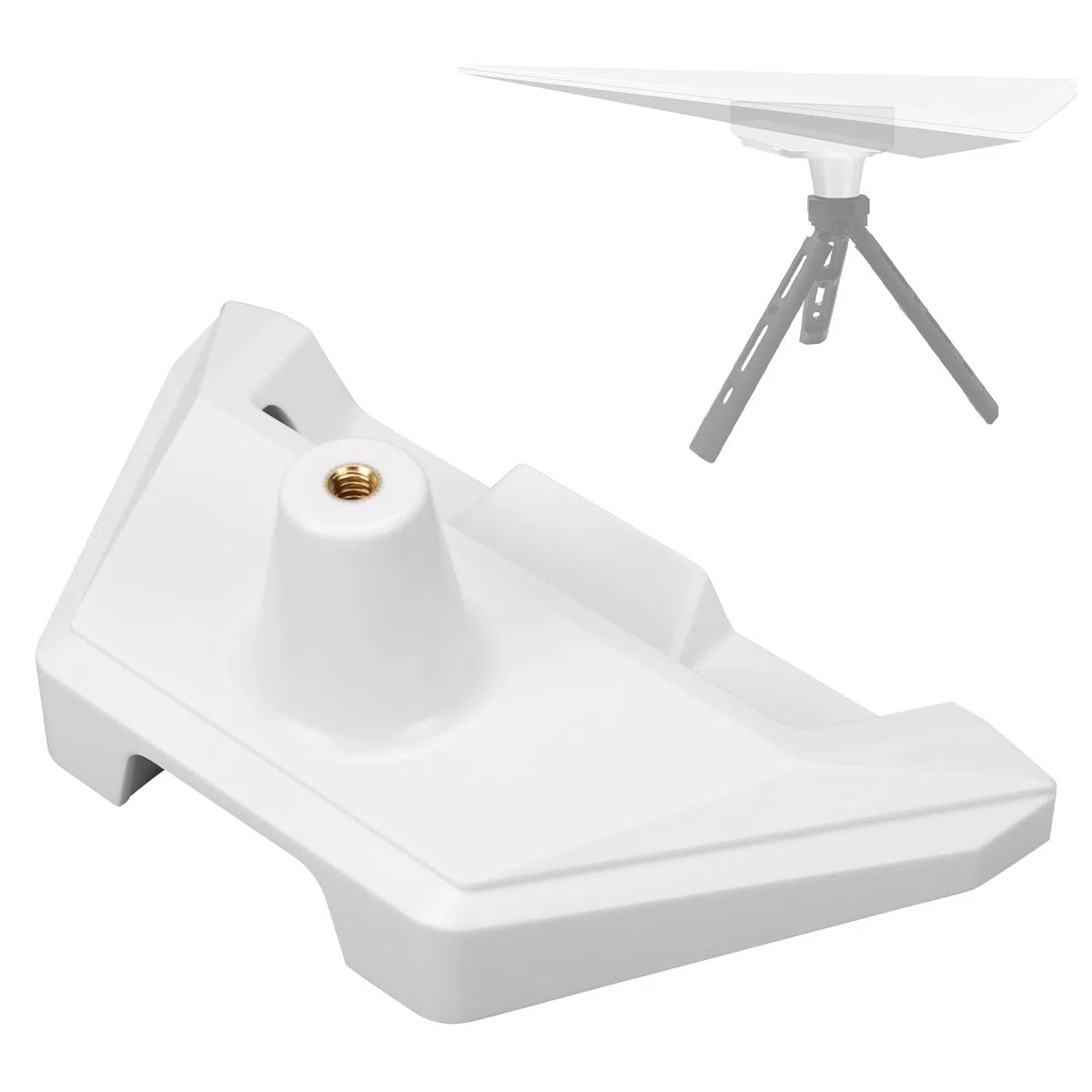 Starlink Gen 3 Soporte, adaptador de tubo Starlink Gen 3 con rosca de 1/4" con la mayoría de tamaños de trípode comunes