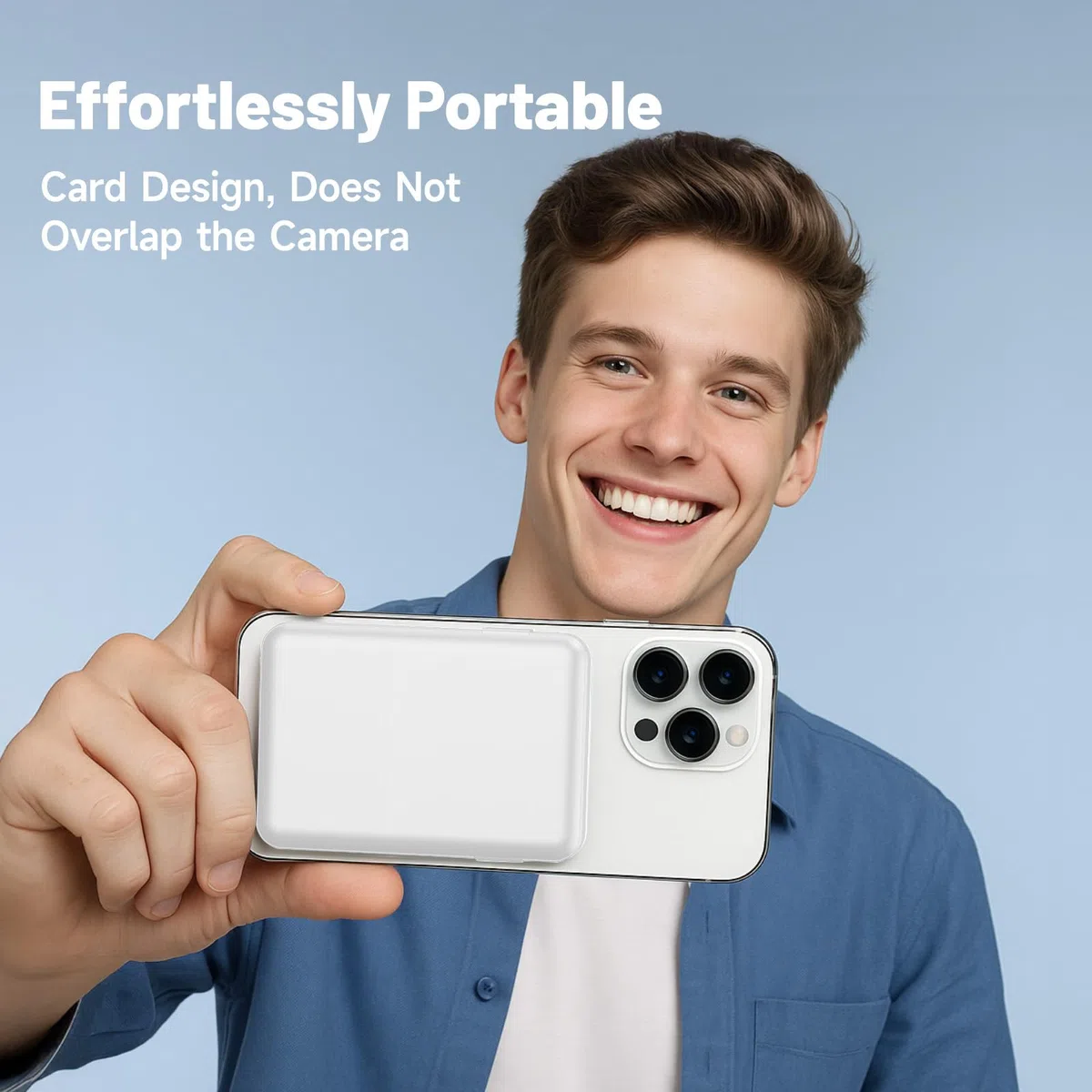 para Magsafe Power Bank, 10000mAh Magnético Bateria Externa Carga Rapida, Inalámbrico Bateria Portátil Powerbank con USB-C y Pantalla LED para iPhone 17/16/15/14/13/12 Serie (Blanco)