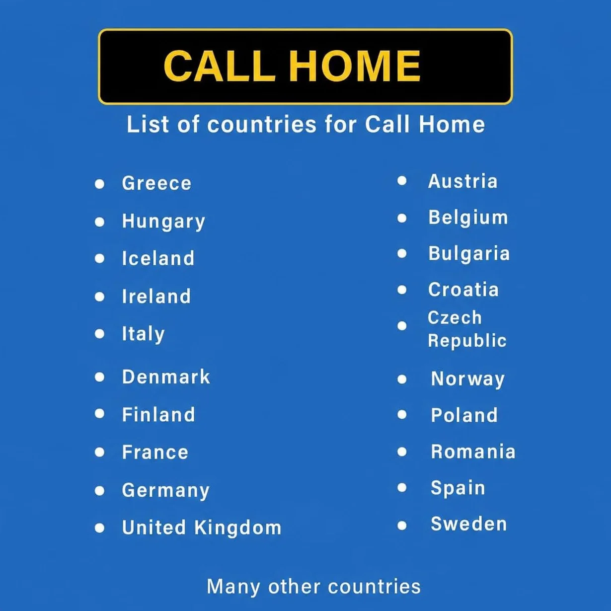 Tarjeta SIM USA 15 días con Call Home | Alta Cobertura de Red | Datos ilimitados en la Red | Llamadas/SMS Locales + internacionales ilimitados en EE. UU. (Incluido Alaska) | Tarjeta SIM 5G