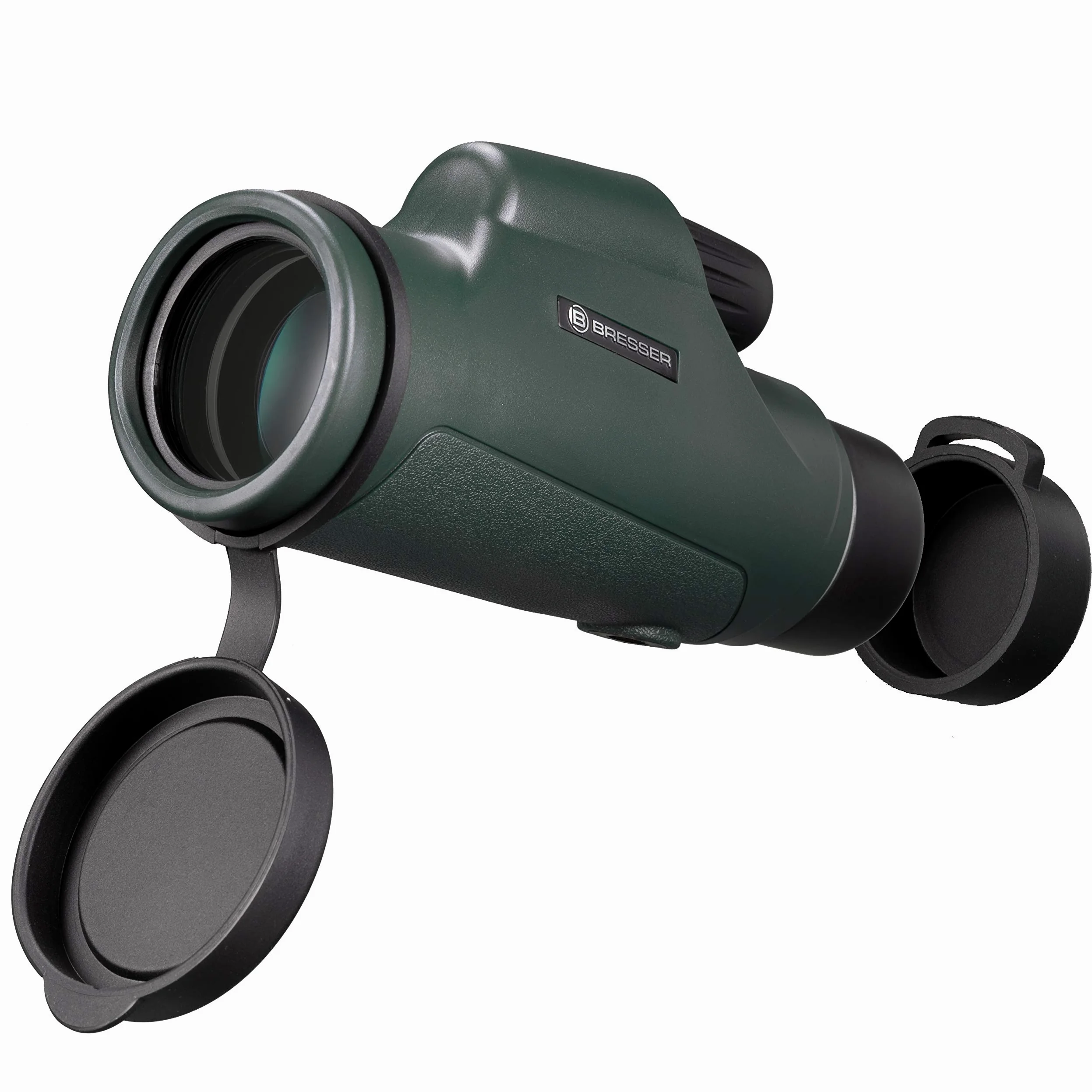 Bresser Monocular 10 x 42 Impermeable con Aspecto de tejado, Verde