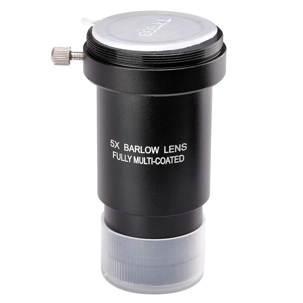 Kit de Filtro de Luna y Lente Barlow 5X de 1.25 Pulgadas para oculares de telescopio