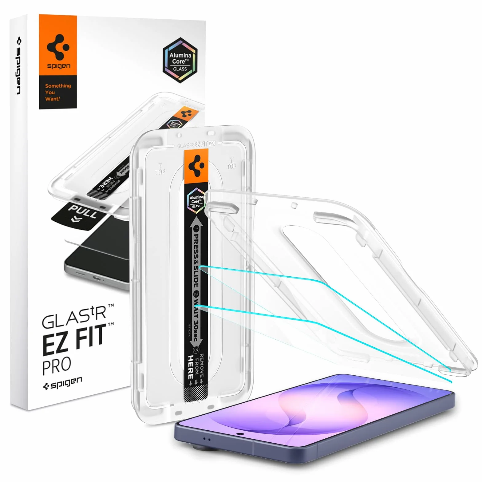 Spigen Glas.tR EZ Fit Pro Protector Pantalla para Samsung Galaxy S26 Ultra, 2 Unidades, Instalación Fácil, Alta Definicion, Dureza 10H+