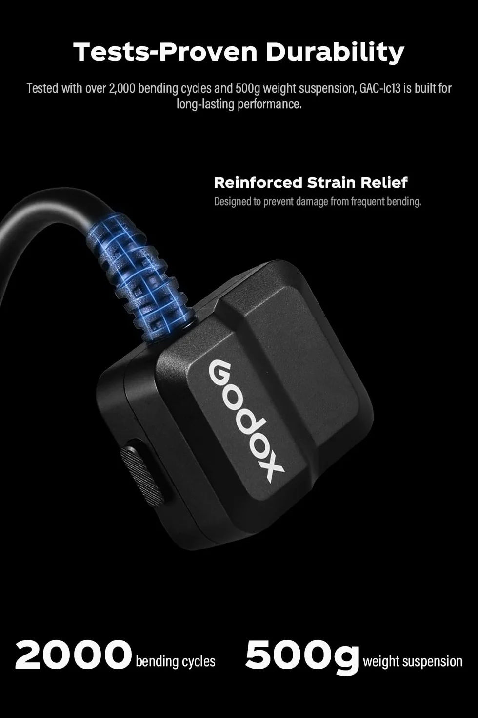 Godox Off-Camera - Cable alargador de audio para cámaras Sony A7R IV A7II A7III A7RII A7RIII A7SII A7 A7R A7S A6600 A6100 A6500 A6400 A6300 Cámara con Multi Interface MI Shoe