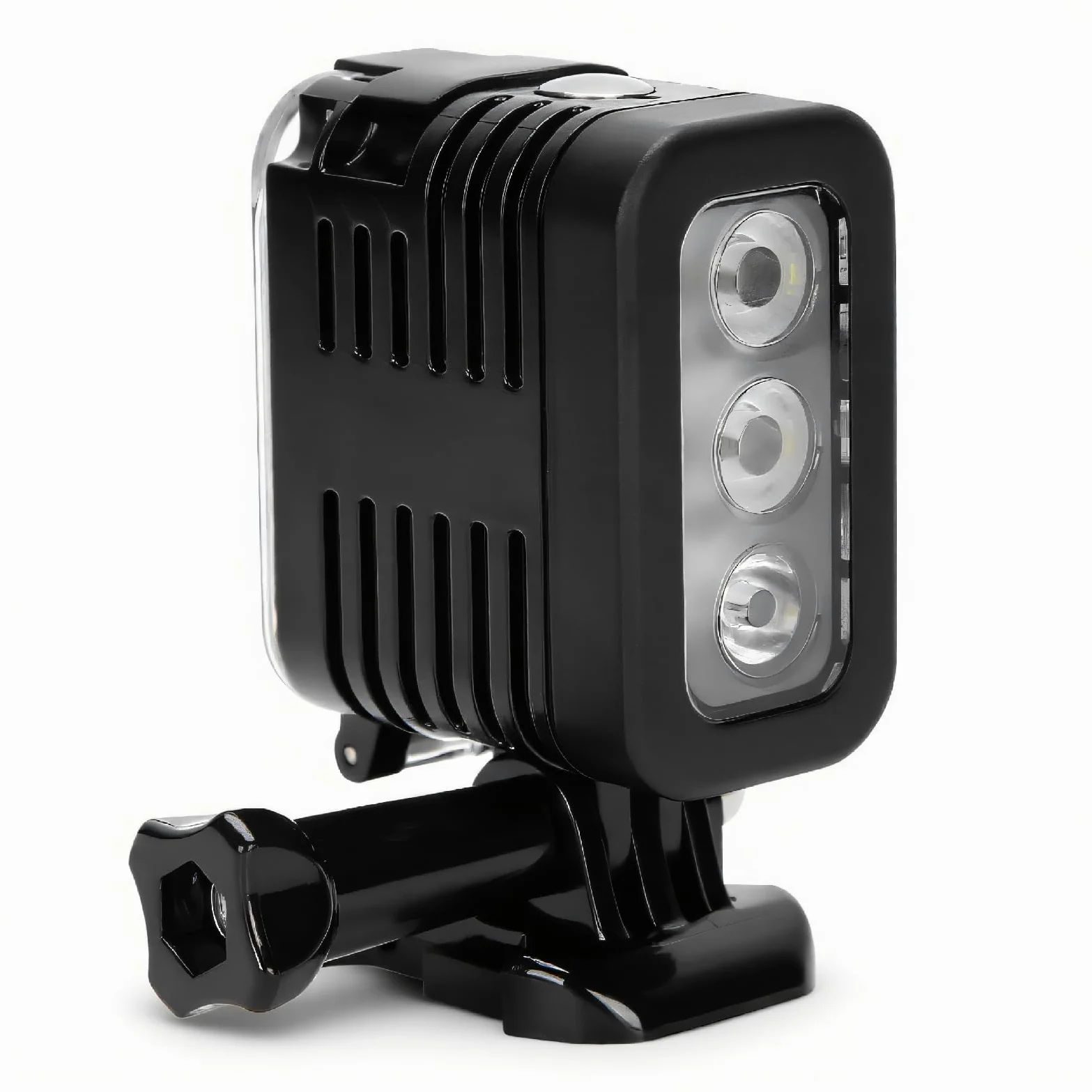 Luz de Vídeo LED Impermeable Regulable de Alta Potencia de 45m, Luz de Relleno de Buceo de Vídeo LED Impermeable, para Cámara de Movimiento GoPro Hero 4