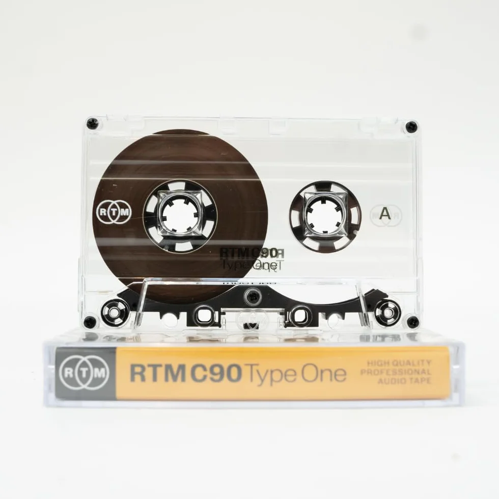 RTM C90 | Casetes de Música en Blanco de 90 Minutos Tipo 1 | Ideal para Grabación de Audio | Calidad de Estudio | Paquete de 3 Casetes