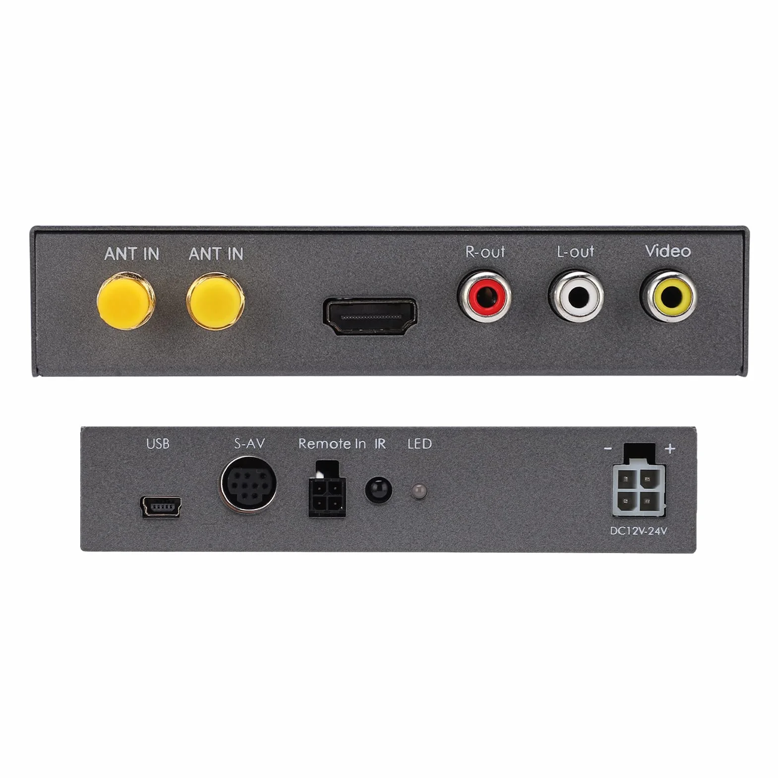 Sintonizador de TV Digital para Coche MPEG-4 H.264 Receptor de TV de Señal Digital de Alta Definición Receptor de Caja de TV Móvil