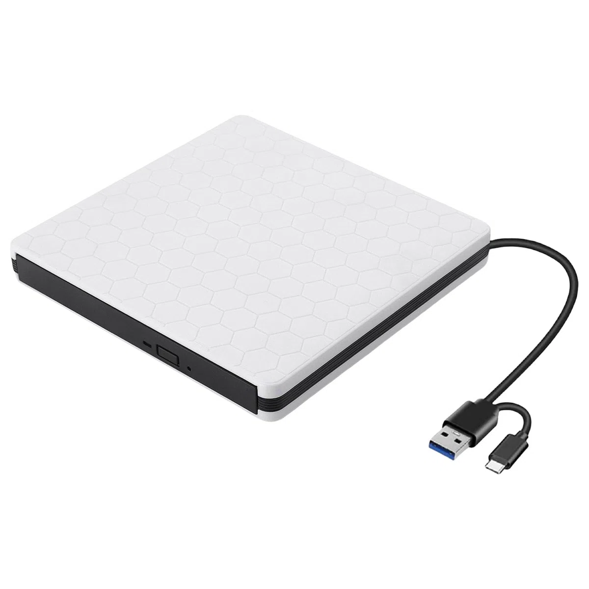 Reproductor de DVD externo portátil con interfaces USB C y USB 3.0 para 10, 8, 7 PC, portátil, DVD, unidad de escritorio para escritorio