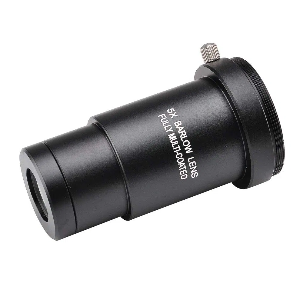 Kit de Filtro de Luna y Lente Barlow 5X de 1.25 Pulgadas para oculares de telescopio