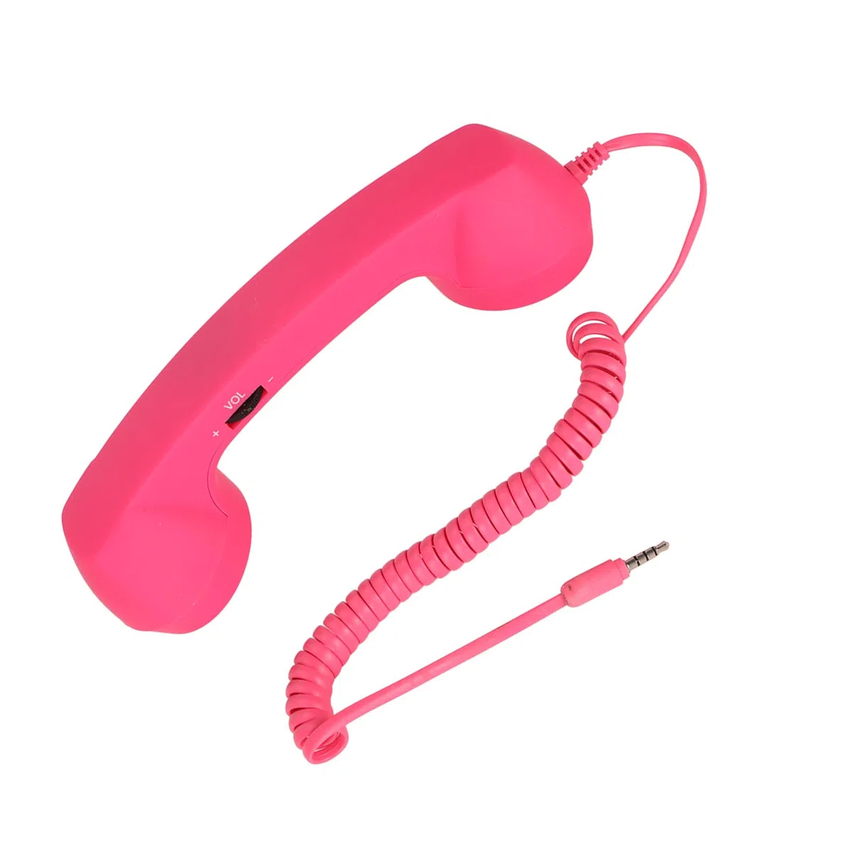 Auricular de Teléfono Retro de 3,5 Mm, Receptor de Teléfono Celular a Prueba de Radiación, Micrófono, Altavoz, Auricular de Teléfono Vintage para Teléfono Celular, Teléfono (Pinks)