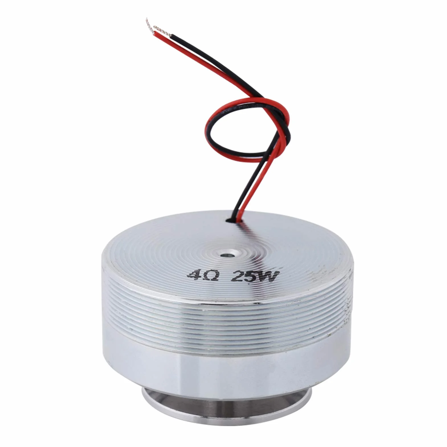 50mm Altavoz Resonante, 2Inch Redondo Altavoz de Co-Vibración Metálica 20Khz Frecuencia Completa Acero Audio Altavoz de Graves, para Ordenadores, Portátiles, Mp3, Auto (4Ω 25W)