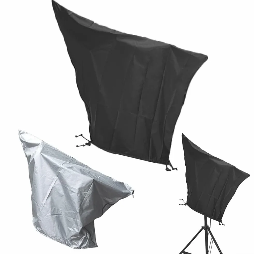 DAZZLEEX Cubierta antipolvo para telescopio astronómico de tela Oxford, protege de la lluvia, el polvo y el sol, plegable y fácil de almacenar (negro, 150 x 85 cm)