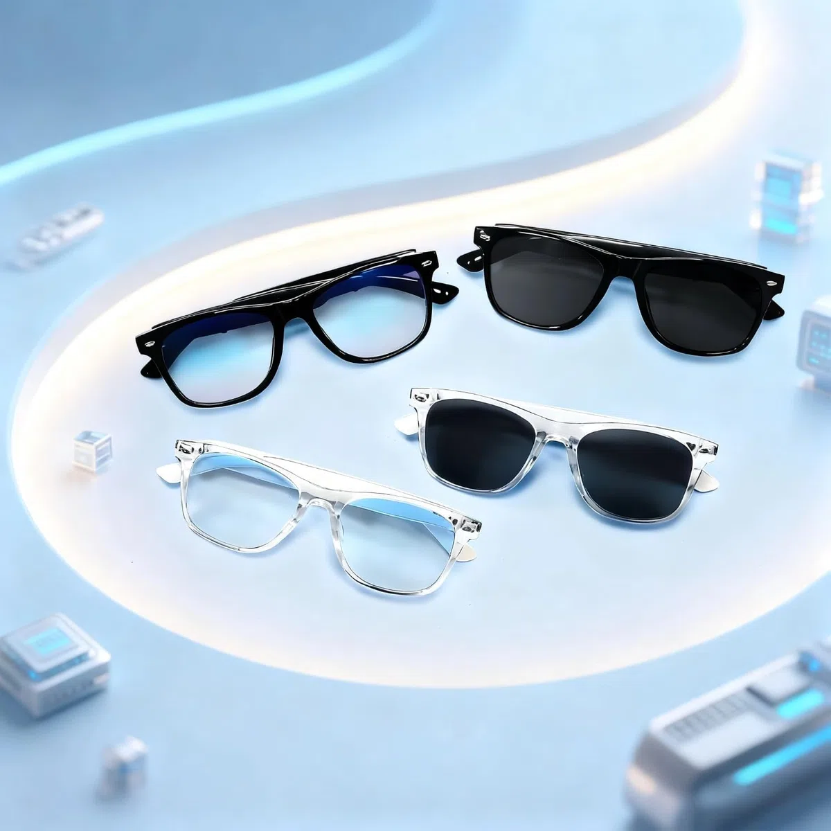 Gafas Bluetooth, Gafas Inteligentes Gafas Traductoras Gafas con IA Smart Glasses Gafas IA Gafas con Bluetooth A