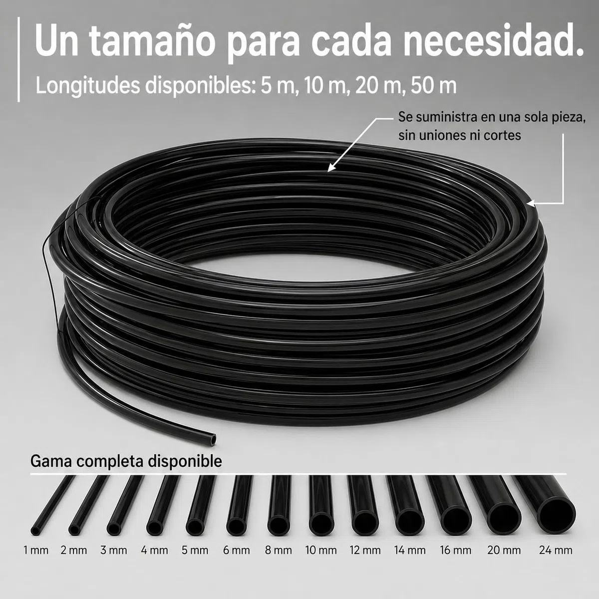 AUPROTEC Funda de Cable Negra 16mm x 10m I PVC Flexible y Aislante I protección para Cables en Uso automotriz y eléctrico I Negro