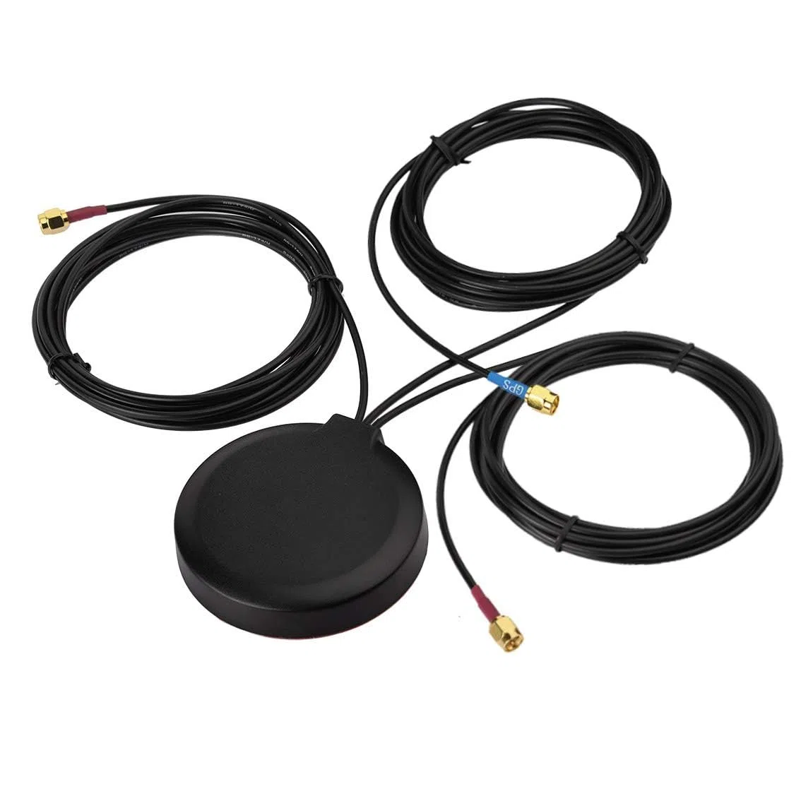 Bingfu Antena de 4G LTE MIMO Celular y GPS Soporte de Magnético Adhesivo para 4G LTE GPS Cradlepoint IBR900 IBR1700 Wireless Airlink MG90 MP70 Módem Puerta de Enlace Industrial Enrutador Móvil