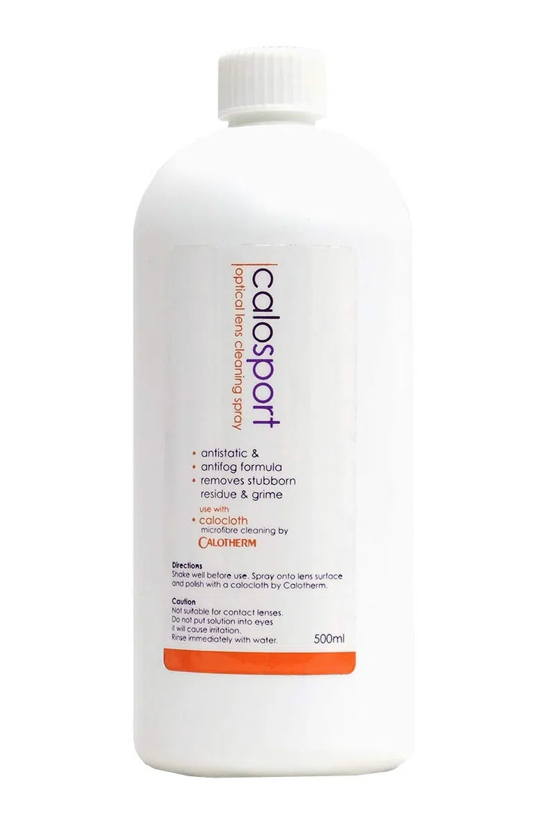CS500 500 ml Calosport Antiestático y Antiniebla Deportes Lente Spray Recambio - Blanco