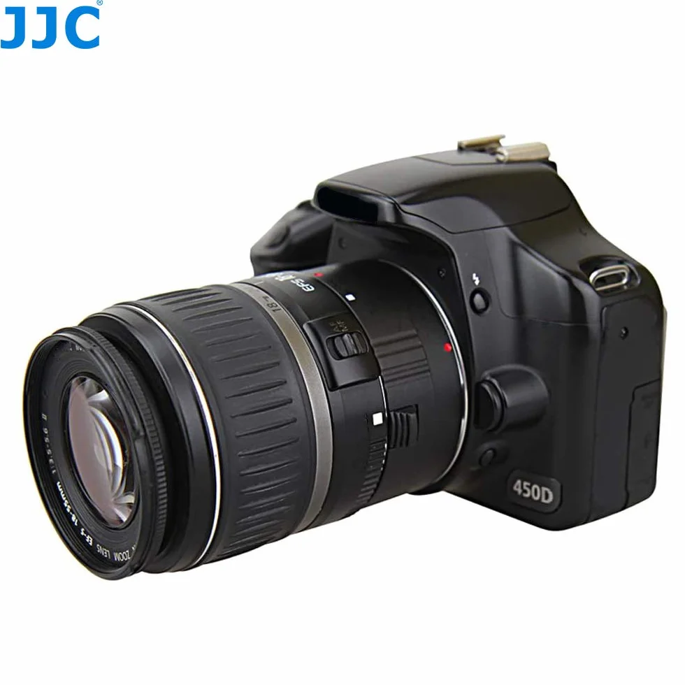 JJC 25mm Metal Tubo de Extensión TTL Enfoque Automático AF para Lentes Canon EF y EOS DSLR Cámaras