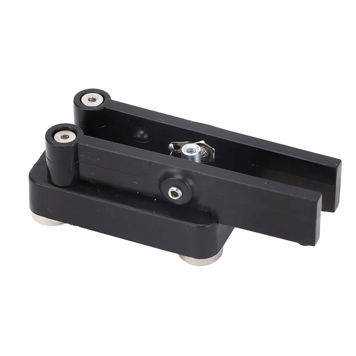 YWBL-WH Llave de Telégrafo de Doble Paleta con Base Magnética y Cable de 3,5 Mm para Práctica de Código Morse de Radioaficionado, Carcasa de ABS Portátil CW Keyer