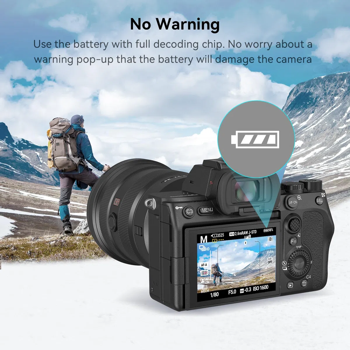 SMALLRIG NP-FZ100 Kit Adaptador de Fuente de Alimentación de Batería Ficticia para Sony A6600 / A9 II / A7 III /A7R III / A1 / A7C / A7S III / A7R IV /A7R V / A6700-4269B