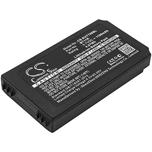 TECHTEK Batería 1100mAh Compatible con [Ikusi] IK2, PUPITRE IK2, T70/2, T70/2 iKontrol, para [Konecranes] Mini Joystick Radio RMJ sustituye BT11K FBA