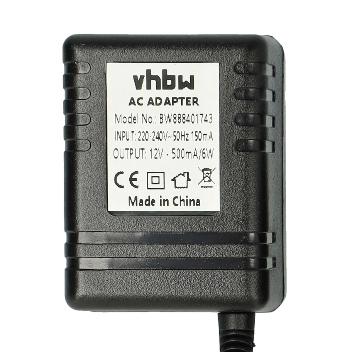 vhbw Cargador Compatible con Icom IC-F3360D, IC-F33GS, IC-F33G, IC-F33 baterías de Radio - Estación de Carga + Fuente de alimentación, 9 V
