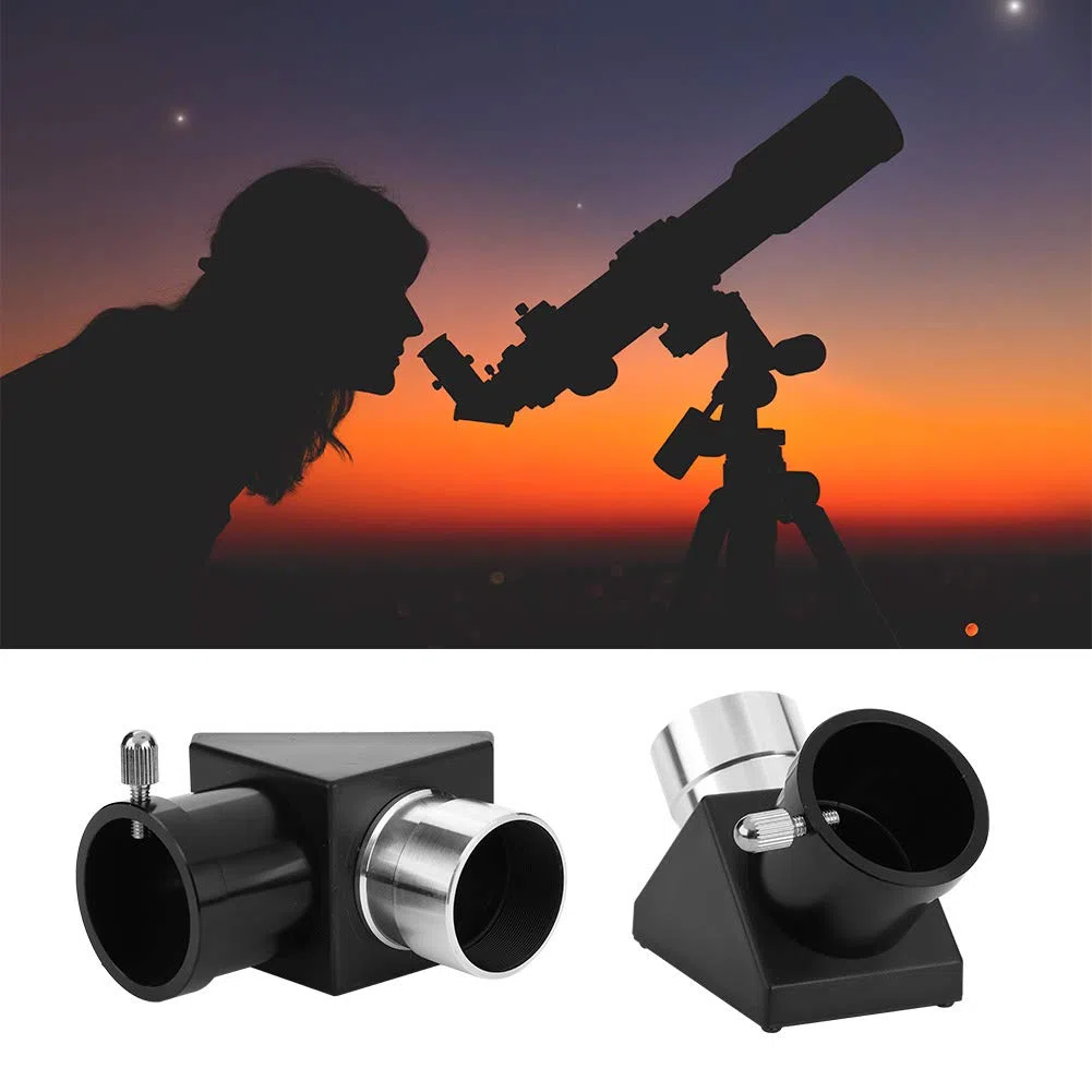 EBTOOLS para 1.25" 90 Degree Eyepiece 1.25 "Adaptador Diagonal de 90 Grados erigir una Imagen Prisma Espejo para Telescopio