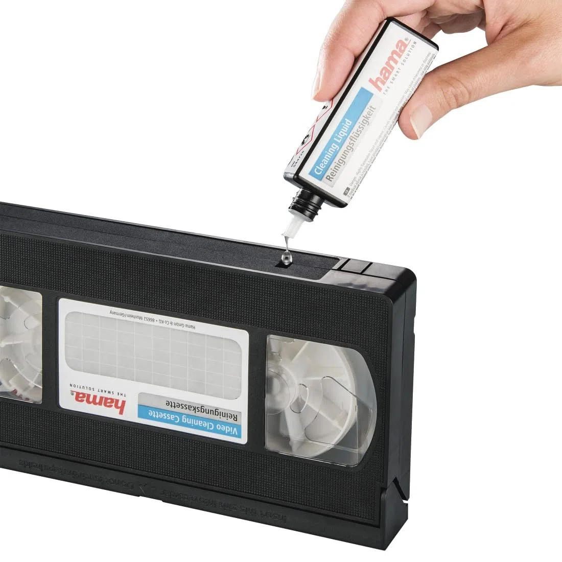 Cassette de limpieza de video Hama VHS/S-VHS