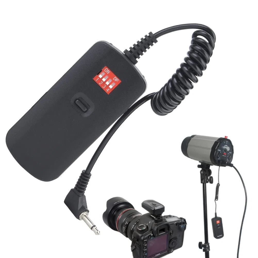 VBESTLIFE Activador de Flash de 16 Canales, Transmisor de Flash de Estudio Inalámbrico y Receptor de Radio Flash de Receptor con Adaptador para para para para Pentax
