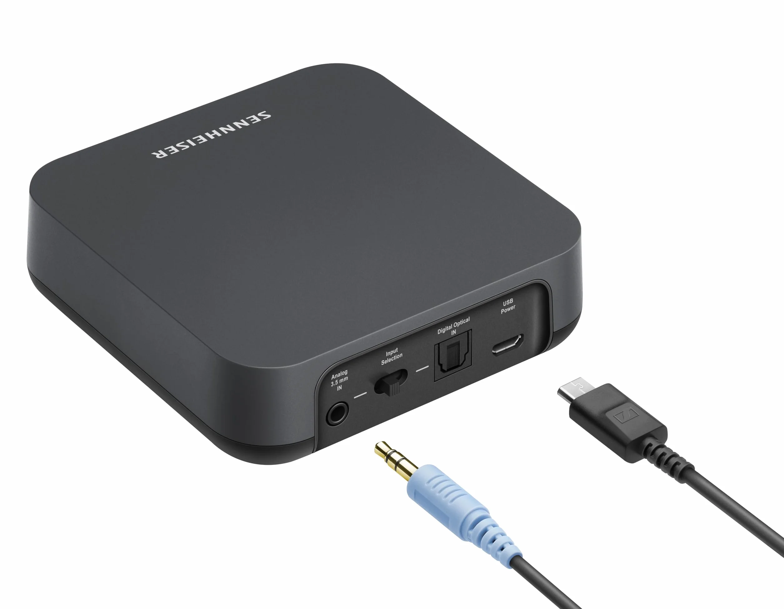 Sennheiser Transmisor de audio Bluetooth 508258 BT T100 para Hi-Fi o entretenimiento en el hogar Negro