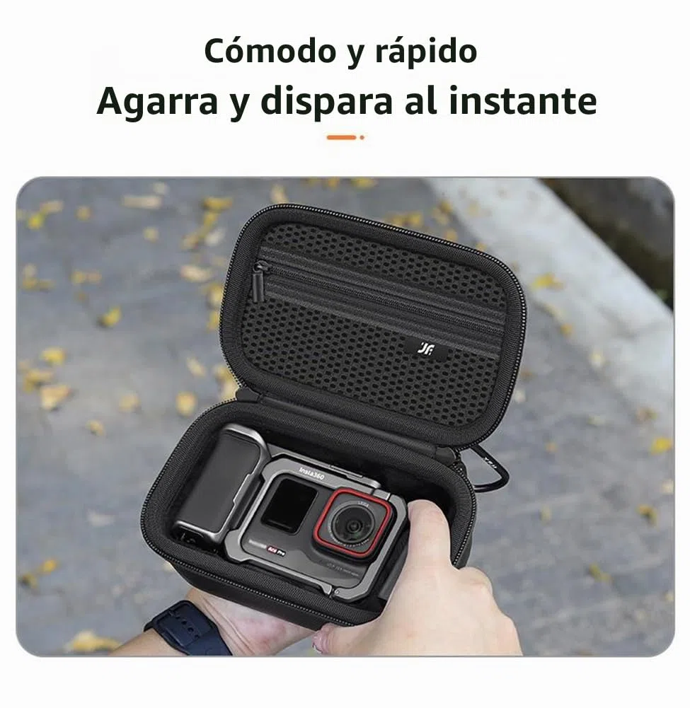 Funda de transporte para Insta.360 Ace Pro 2 Xplorer Grip Kit, impermeable, a prueba de golpes, puede ser cámara de almacenamiento, agarre, baterías y adaptador de liberación rápida y otros