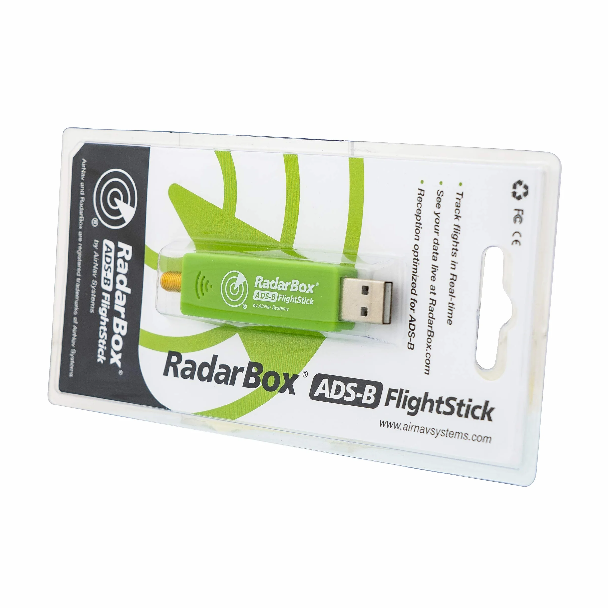 AirNav RadarBox FlightStick - Receptor USB ADS-B con Filtro Integrado, Amplificador y protección ESD