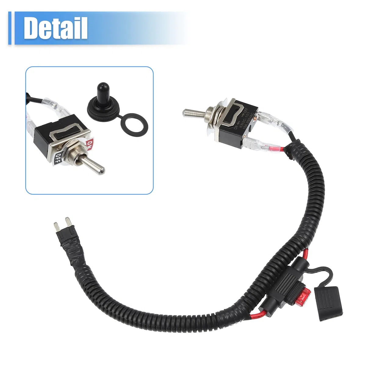 QUARKZMAN 1 Set 37.5Cm 14.76" Kit Universal Interruptor De Fusibles para Automóviles