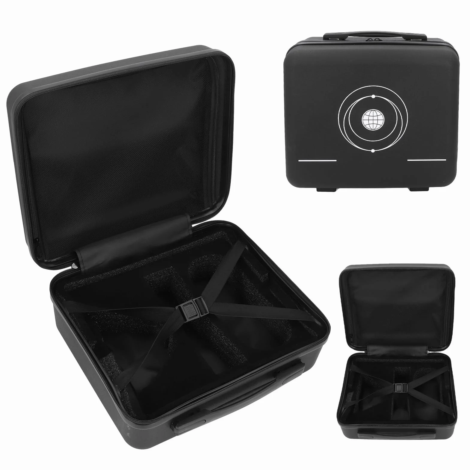 SENECESLI Mini Case, Estuche de Viaje para Mini Satellite, Bolsa de Almacenamiento Portátil de Nailon Rígido con Interior de Espuma Que Absorbe los Golpes, Fácil de