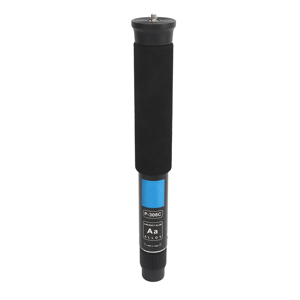 Monopié de Cámara de 62 Pulgadas, monopié de Servicio Pesado de 8 Secciones, Bastón de Senderismo de Aluminio para Fotografía con Tornillo de Conversión de 1/4 a 3/8 Pulgadas