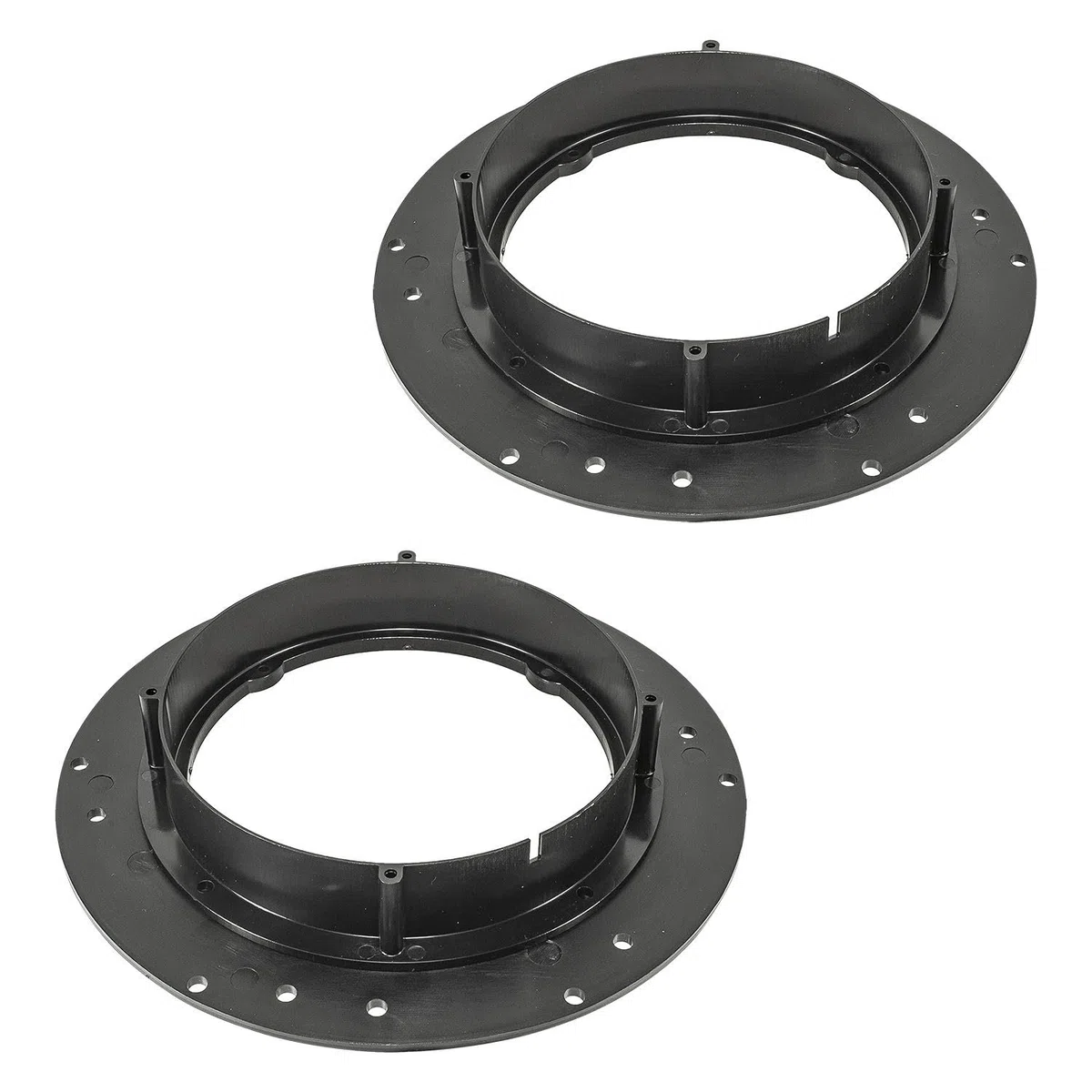 tomzz Audio 2857-068 Anillos de Altavoz Soportes adaptadores compatibles con VW Golf T5 T6 Tiguan Touran para Altavoces DIN de 165 mm