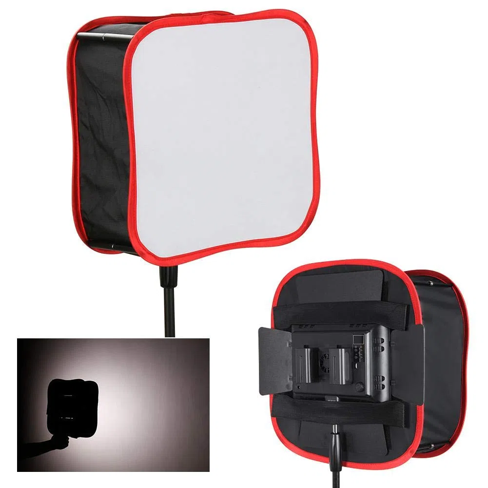 Softbox Diffuser, LED Video Light Diffusion Diffuser Softbox/Fotografía Plegable Panel de luz Cuadrado Softbox para Luces de fotografía