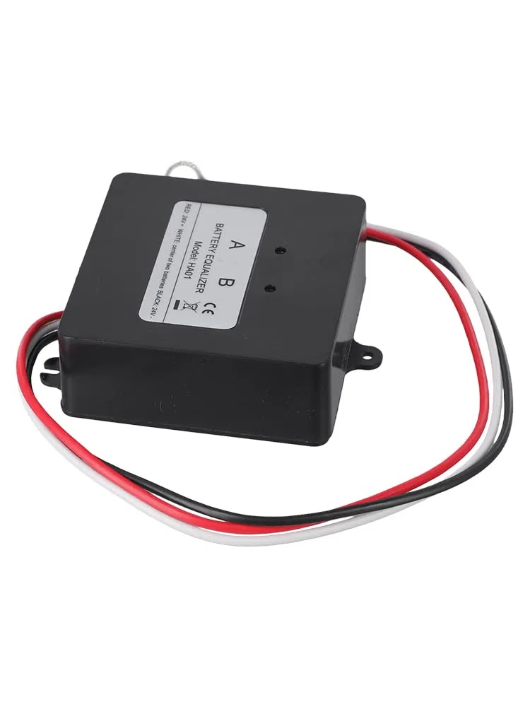 Equilibrador de batería, 24 V 48 V pantalla LED ecualizador inteligente de batería, equilibrador de voltaje de carga y descarga de batería para plomo ácido, batería de litio (HA01)