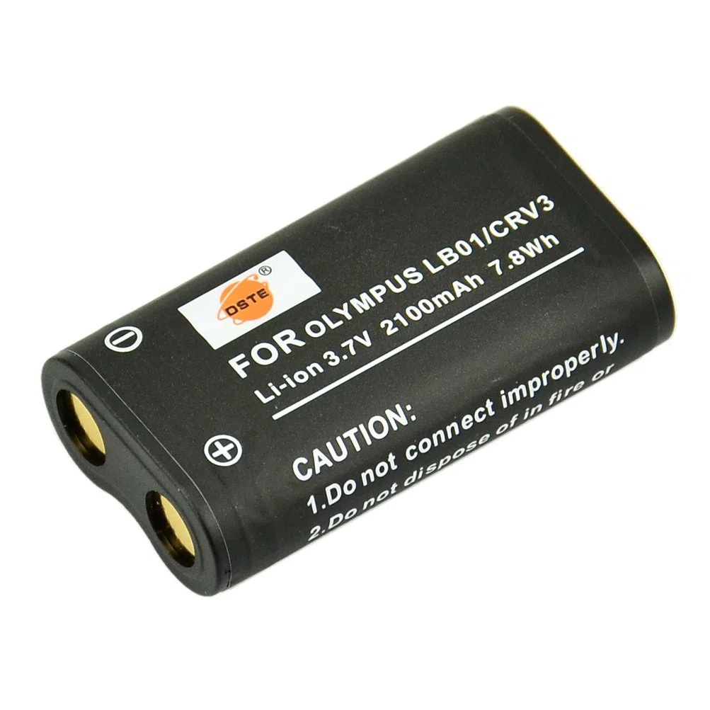 DSTE 2-Pieza CR-V3 Batería y Cargador Compatible para Olympus C3000 C3040 C-3000 C-3030 C-3030Z C-3040 C-3040Z C-4000 C-5050 C-5050Z C-700 C-700UZ C-720