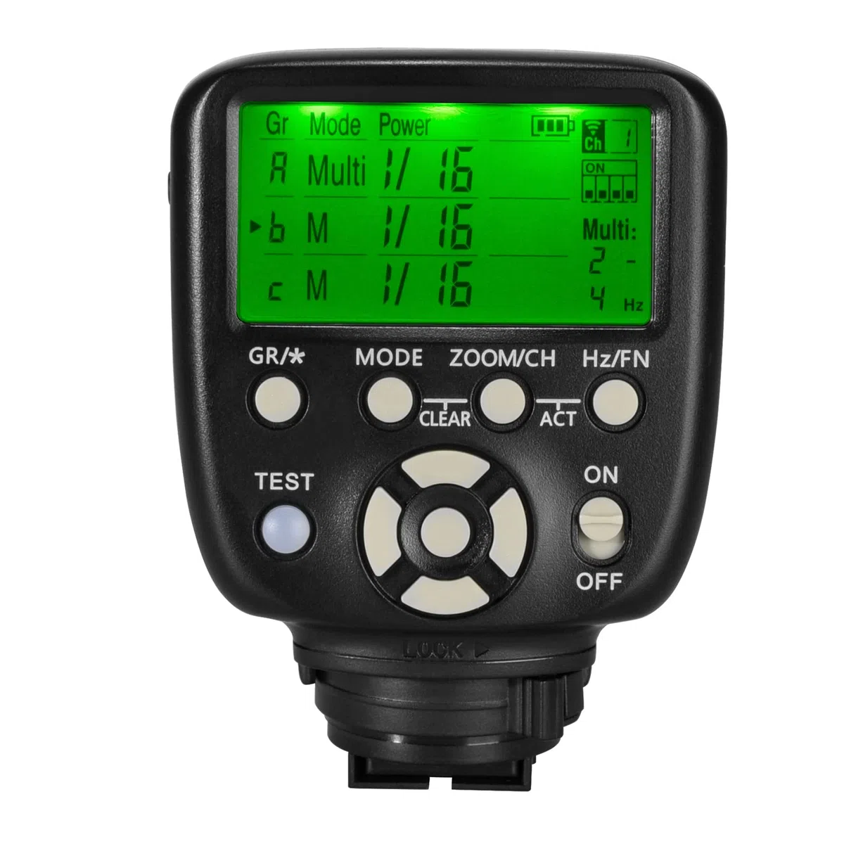 Yongnuo Upgraded YN560-TX II LCD Disparador de Flash Mando a Distancia para Canon y YN560IV/III yn660 con función de Despertador para Canon cámaras