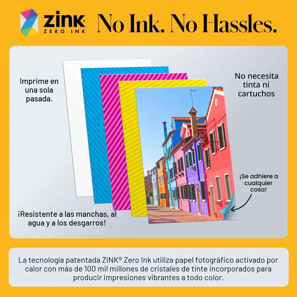 KODAK Printomatic Cámara digital instantánea - Fotos de calidad en papel fotográfico adhesivo Zink 2x3" - 5MP, portátil, regalo creativo para cumpleaños, Navidad, fiestas - Azul